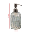 Multi-Color Glass Soap Dispenser Pump Bottle for Bathroom and KitchenSink