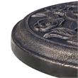 Bronze Steel Patio Umbrella Base Stand with Rose Pattern  20 lbs