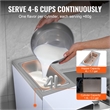 White Stainless Steel Commercial Ice Cream Maker 10.6 QT Touch Screen