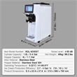 White Stainless Steel Commercial Ice Cream Maker 10.6 QT Touch Screen