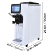 White Stainless Steel Commercial Ice Cream Maker 10.6 QT Touch Screen
