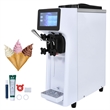 White Stainless Steel Commercial Ice Cream Maker 10.6 QT Touch Screen