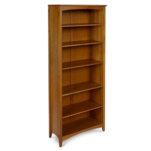 Camaflexi 72&quot Shaker Style Solid Wood Bookcase in Cherry