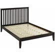 Camaflexi Mission Style Solid Wood Queen Platform Bed in Cappuccino