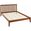 Camaflexi Mission Style Solid Wood Queen Platform Bed in Cherry