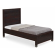 Camaflexi Baja Solid Wood Twin Platform Bed in Walnut