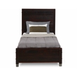 Camaflexi Baja Solid Wood Twin Platform Bed in Walnut