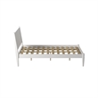 Camaflexi Mid-Century Solid Wood Queen Panel Bed in Scandinavian Oak