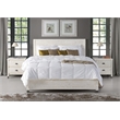 Camaflexi Baja Solid Wood Full Platform Bed in Shabby White
