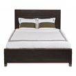 Camaflexi Baja Solid Wood Queen Platform Bed in Walnut