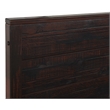 Camaflexi Baja Solid Wood Queen Platform Bed in Walnut