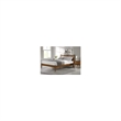 Camaflexi Mid-Century Solid Wood Slat King Bed in Castanho Brown