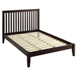 Camaflexi Mission Style Solid Wood Full Platform Bed in Cherry