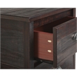 Camaflexi Baja Solid Wood 2-Drawer Nightstand in Walnut