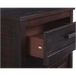 Camaflexi Carmel Solid Wood 3-Drawer Nightstand in Antique Walnut