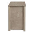 Camaflexi Carmel Solid Wood 3-Drawer Nightstand in Antique Gray