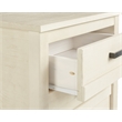 Camaflexi Carmel Solid Wood 3-Drawer Nightstand in Antique White