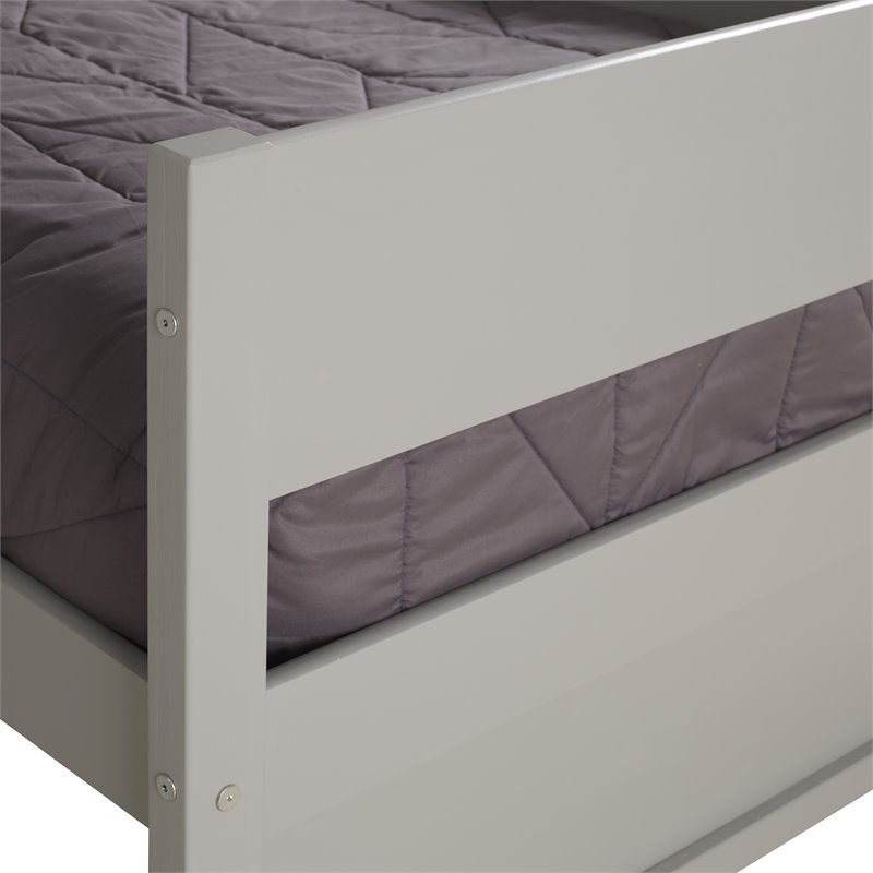 Camaflexi Tribeca Solid Wood Twin Daybed and Trundle Set in Gray