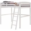 Camaflexi Tribeca Solid Wood High Loft Bed Frame Full in White