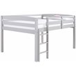 Camaflexi Tribeca Solid Wood Low Loft Bed Frame Full in Gray