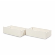 Camaflexi Daybed / Panel Headboard / Solid Wood / Drawers / White Finish - Twin