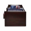 Camaflexi Daybed / Panel Headboard / Solid Wood / Drawers / Cappuccino - Twin