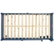 Tribeca Solid Wood Low Loft Bed Frame/Slat Mattress Foundation/Twin in Blue
