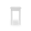 Shaker Vanity Table with One Drawer - White Finish