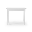 Shaker Vanity Table with One Drawer - White Finish