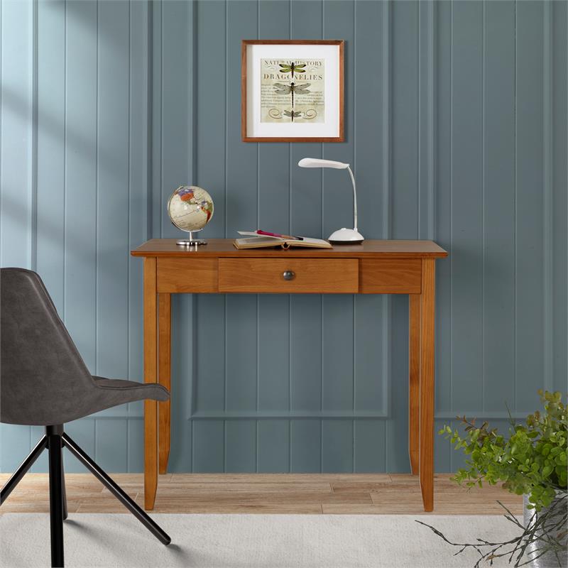 Shaker Writing Desk with One Drawer  - Cherry Finish