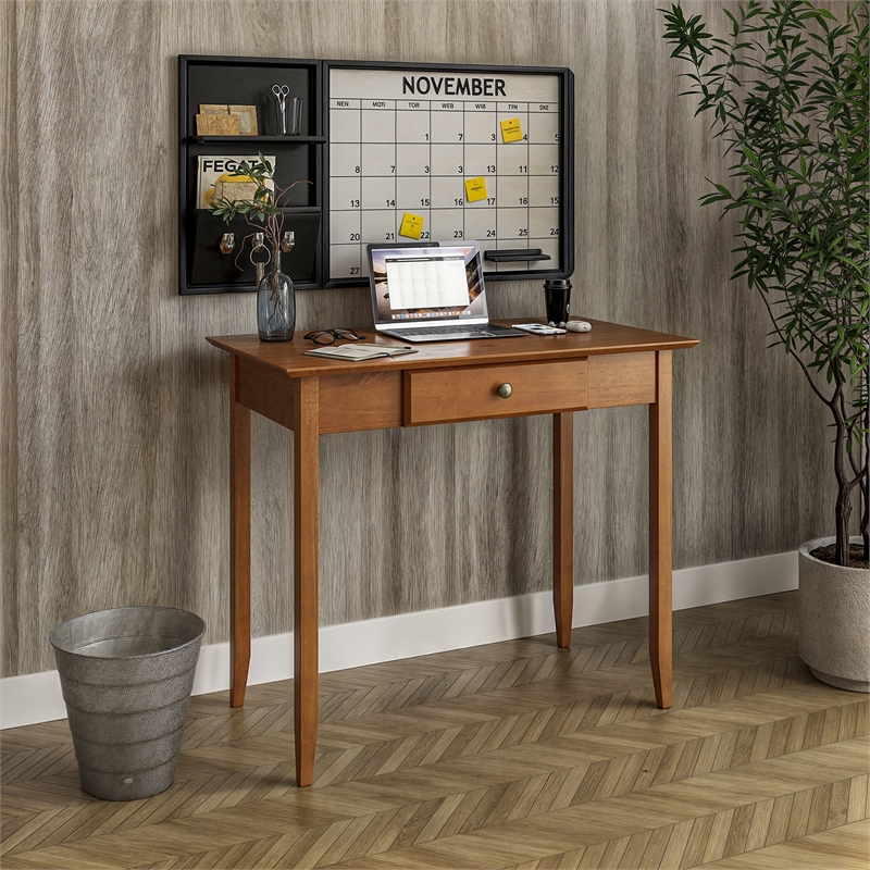 Shaker Writing Desk with One Drawer  - Cherry Finish