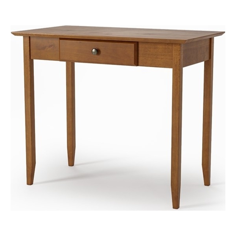 Shaker Writing Desk with One Drawer  - Cherry Finish