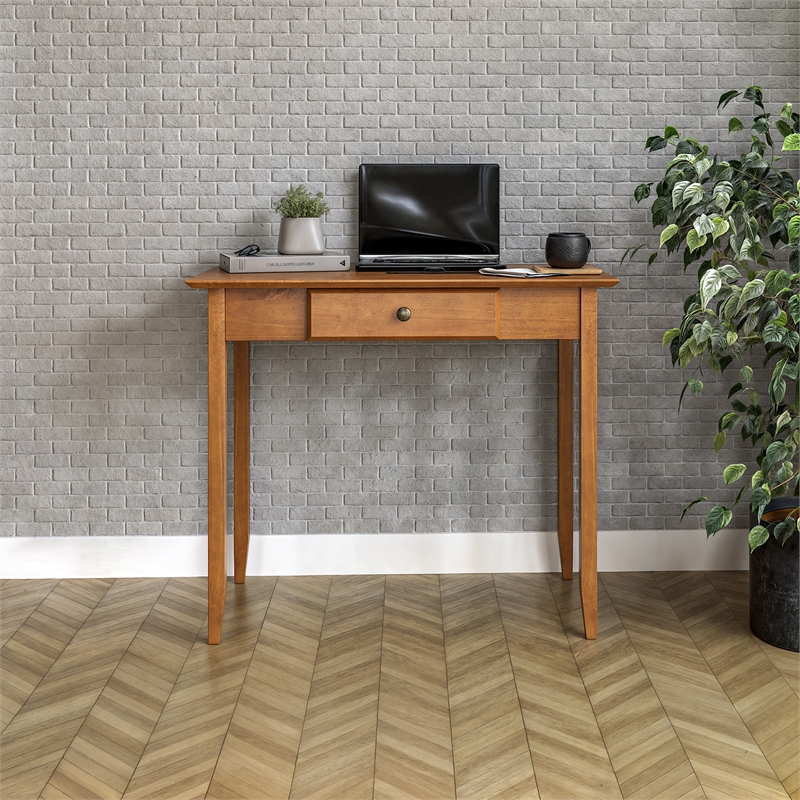 Shaker Writing Desk with One Drawer  - Cherry Finish