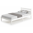 Camaflexi Mid-Century Twin Size Platform Bed - White Finish