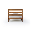 Camaflexi Mid-Century Twin Size Platform Bed - Castanho Finish