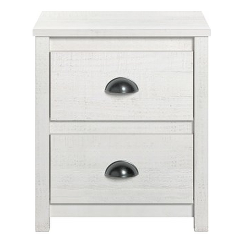 Hampton Solid Wood Nightstand - Coastal White Finish