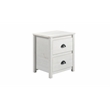 Hampton Solid Wood Nightstand - Coastal White Finish
