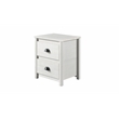 Hampton Solid Wood Nightstand - Coastal White Finish