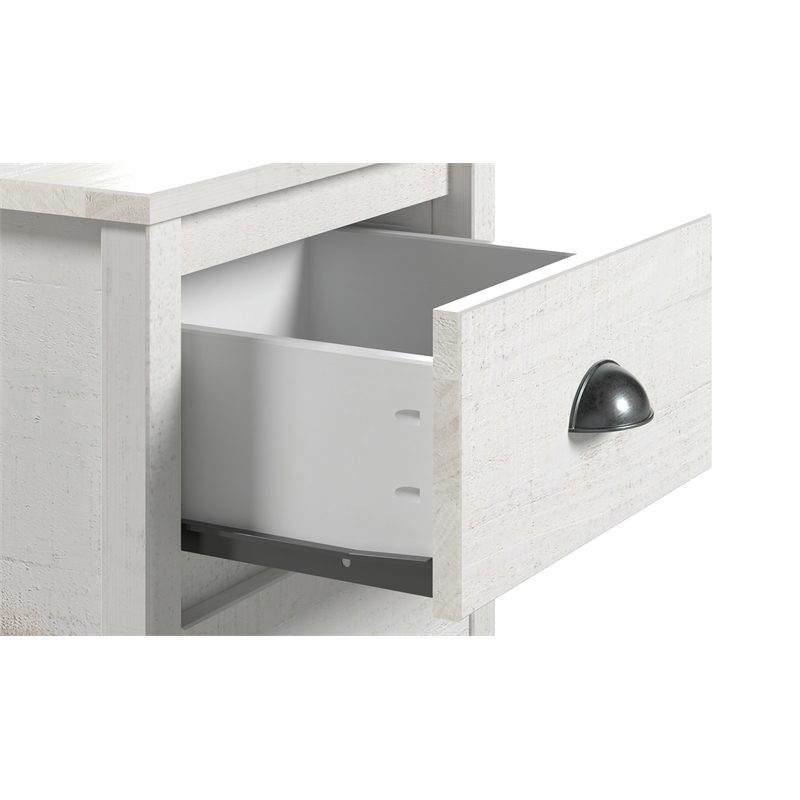 Hampton Solid Wood Nightstand - Coastal White Finish