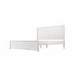 Hampton Solid Wood Bed King Size - Coastal White Finish