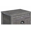 Hampton Solid Wood Nightstand - Misty Grey Finish