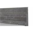 Hampton Solid Wood Bed Queen Size - Misty Grey Finish