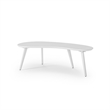 Mid Century Modern Coffee Table - White Finish