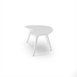 Mid Century Modern Coffee Table - White Finish