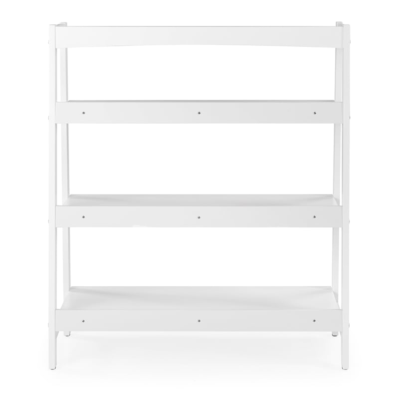 Mid Century Open Shelving Unit - White Finish