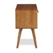 Mid Century Modern One Drawer Nightstand - Castanho Finish
