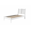 Mid-Century Slat Bed - Twin Size - White Finish