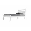Mid-Century Slat Bed - Twin Size - White Finish