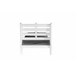 Mid-Century Slat Bed - Twin Size - White Finish