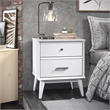 Mid-Century Night Stand - White Finish